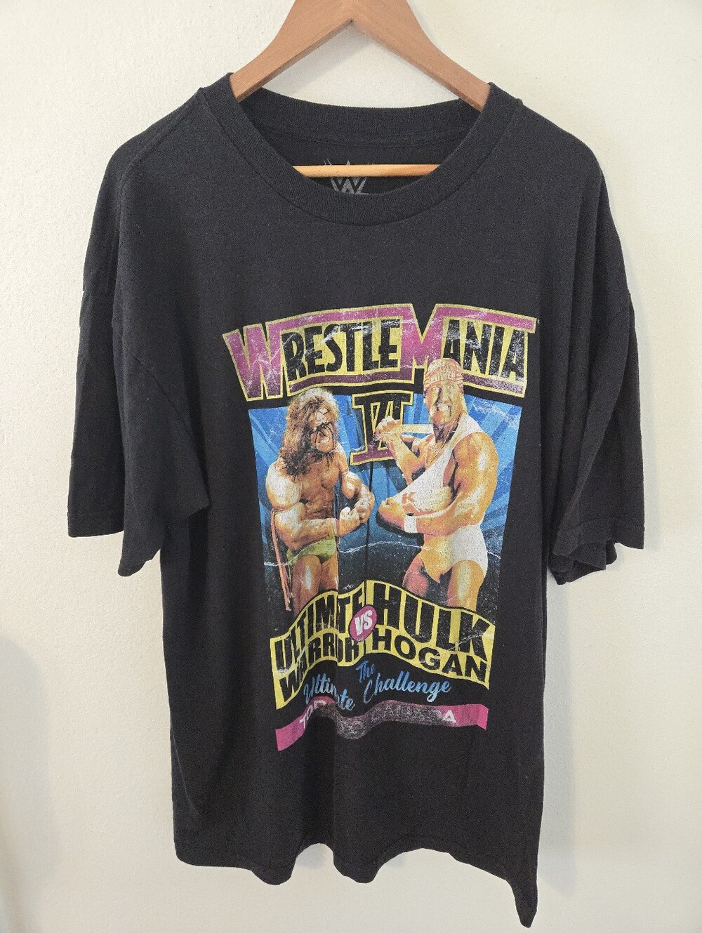 WWE Wrestlemania Hulk Hogan Vs Ultimate Warrior Mens T Shirt XXLT Toronto Canada